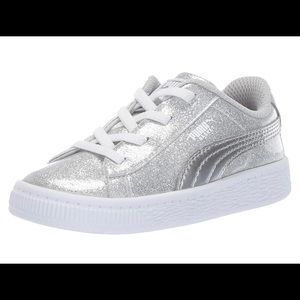 Puma Girls Metallic Sneaker